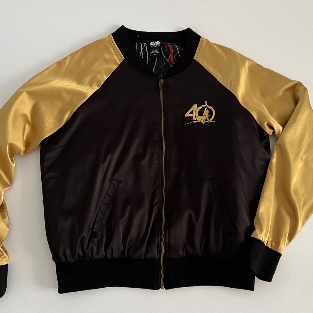 Her Universe STAR WARS 40th Anniversary souvenir bomber jacket NWOT SIZE M